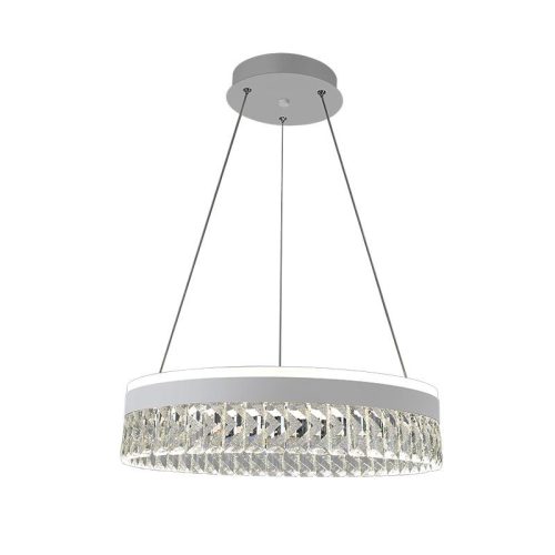 LED dizájn függesztett mennyezeti lámpa 90W, 7200 lm, 3000K-6500K, dimmelhető, IP20 - TA2300/W