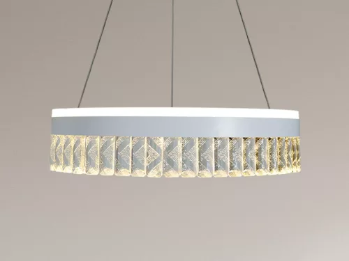 LED dizájn függesztett mennyezeti lámpa 90W, 7200 lm, 3000K-6500K, dimmelhető, IP20 - TA2300/W