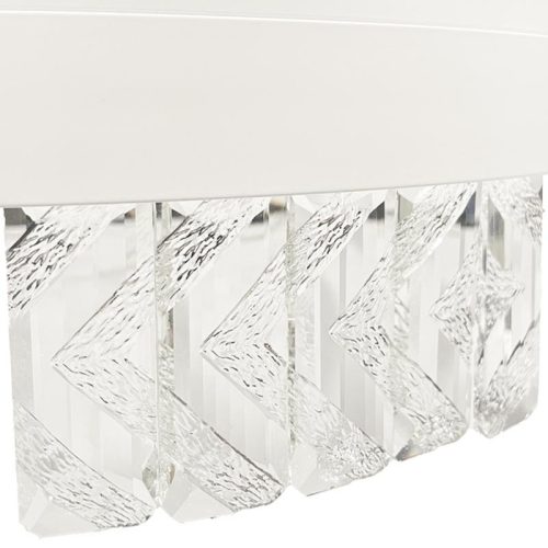 LED dizájn függesztett mennyezeti lámpa 90W, 7200 lm, 3000K-6500K, dimmelhető, IP20 - TA2300/W