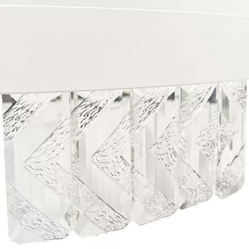 LED dizájn függesztett mennyezeti lámpa 90W, 7200 lm, 3000K-6500K, dimmelhető, IP20 - TA2300/W