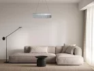 LED dizájn függesztett mennyezeti lámpa 90W, 7200 lm, 3000K-6500K, dimmelhető, IP20 - TA2300/W