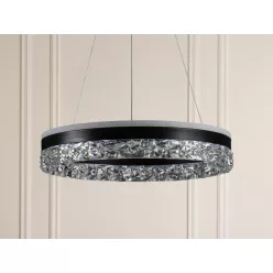   LED dizájn mennyezeti lámpa 80W 6400lm dimmelhető 3000K-6500K IP20 fém akril - TA2301/B