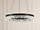 LED dizájn mennyezeti lámpa 80W 6400lm dimmelhető 3000K-6500K IP20 fém akril - TA2301/B