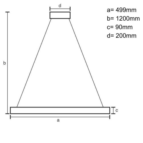 LED dizájn mennyezeti lámpa 80W 6400lm dimmelhető 3000K-6500K IP20 fém akril - TA2301/B