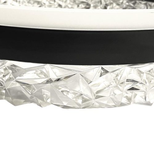 LED dizájn mennyezeti lámpa 80W 6400lm dimmelhető 3000K-6500K IP20 fém akril - TA2301/B