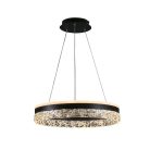 LED dizájn mennyezeti lámpa 80W 6400lm dimmelhető 3000K-6500K IP20 fém akril - TA2301/B