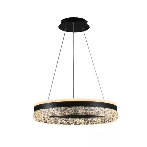 LED dizájn mennyezeti lámpa 80W 6400lm dimmelhető 3000K-6500K IP20 fém akril - TA2301/B