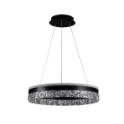 LED dizájn mennyezeti lámpa 80W 6400lm dimmelhető 3000K-6500K IP20 fém akril - TA2301/B