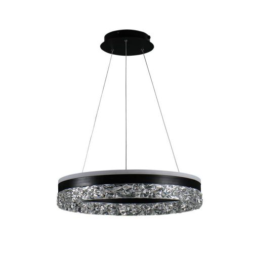 LED dizájn mennyezeti lámpa 80W 6400lm dimmelhető 3000K-6500K IP20 fém akril - TA2301/B