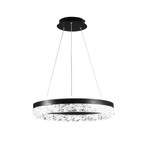 LED dizájn mennyezeti lámpa 80W 6400lm dimmelhető 3000K-6500K IP20 fém akril - TA2301/B