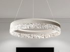 LED dizájn mennyezeti lámpa 80W dimmelhető 6400lm 3000K-6500K IP20 fém akril - TA2301/W