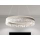 LED dizájn mennyezeti lámpa 80W dimmelhető 6400lm 3000K-6500K IP20 fém akril - TA2301/W
