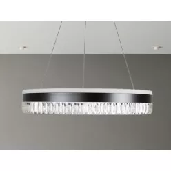   LED mennyezeti kristálycsillár 80W 7500lm 3000K-6500K IP20 499x80 mm - TA2302/B
