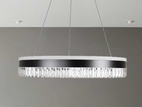 LED mennyezeti kristálycsillár 80W 7500lm 3000K-6500K IP20 499x80 mm - TA2302/B