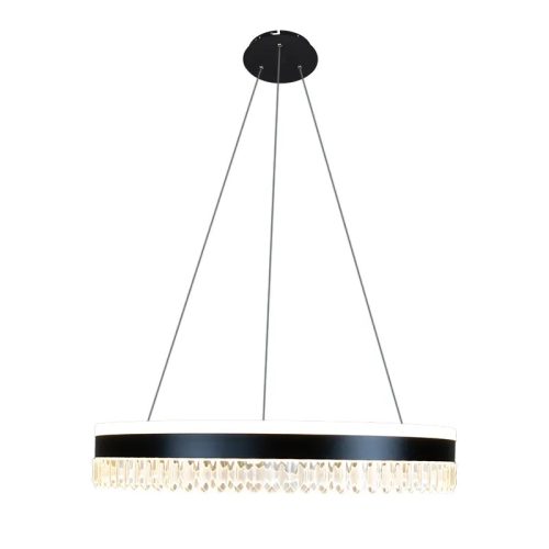 LED mennyezeti kristálycsillár 80W 7500lm 3000K-6500K IP20 499x80 mm - TA2302/B
