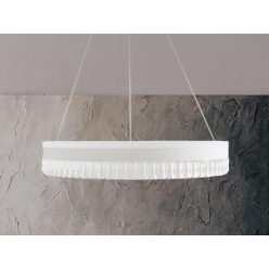   LED mennyezeti kristálycsillár 80W 7500lm 3000K-6500K IP20 Ø499x80 mm - TA2302/W