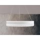 LED mennyezeti kristálycsillár 80W 7500lm 3000K-6500K IP20 Ø499x80 mm - TA2302/W