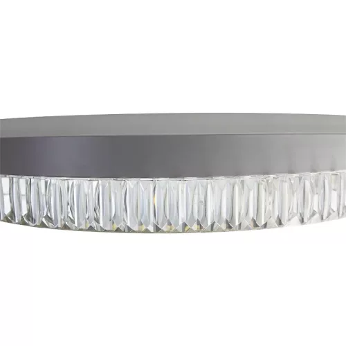 LED mennyezeti kristálycsillár 80W 7500lm 3000K-6500K IP20 Ø499x80 mm - TA2302/W