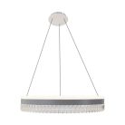 LED mennyezeti kristálycsillár 80W 7500lm 3000K-6500K IP20 Ø499x80 mm - TA2302/W