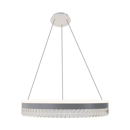 LED mennyezeti kristálycsillár 80W 7500lm 3000K-6500K IP20 Ø499x80 mm - TA2302/W