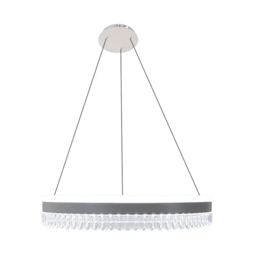 LED mennyezeti kristálycsillár 80W 7500lm 3000K-6500K IP20 Ø499x80 mm - TA2302/W