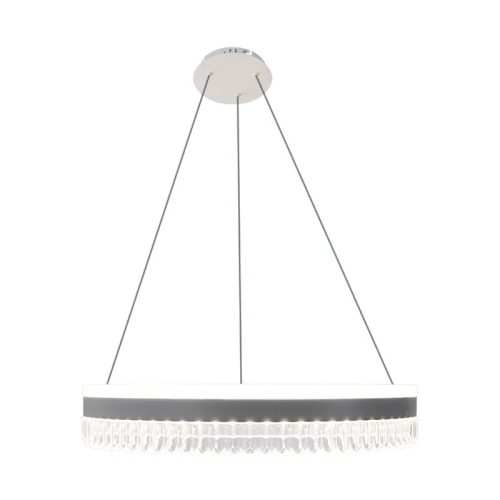 LED mennyezeti kristálycsillár 80W 7500lm 3000K-6500K IP20 Ø499x80 mm - TA2302/W