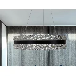   LED függesztett kristálycsillár 80W 7500lm 3000K-6500K IP20 Ø499x120 mm - TA2303/B