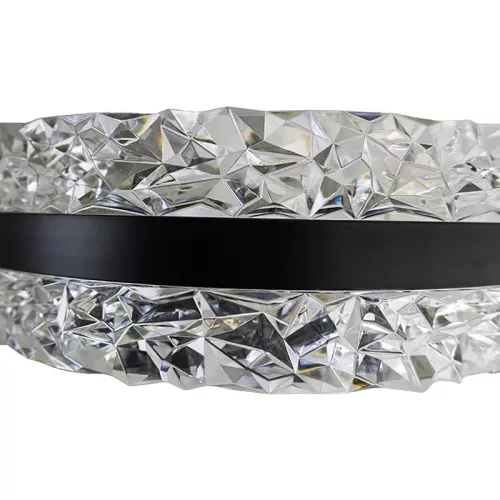 LED függesztett kristálycsillár 80W 7500lm 3000K-6500K IP20 Ø499x120 mm - TA2303/B