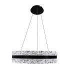 LED függesztett kristálycsillár 80W 7500lm 3000K-6500K IP20 Ø499x120 mm - TA2303/B
