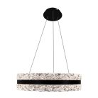 LED függesztett kristálycsillár 80W 7500lm 3000K-6500K IP20 Ø499x120 mm - TA2303/B