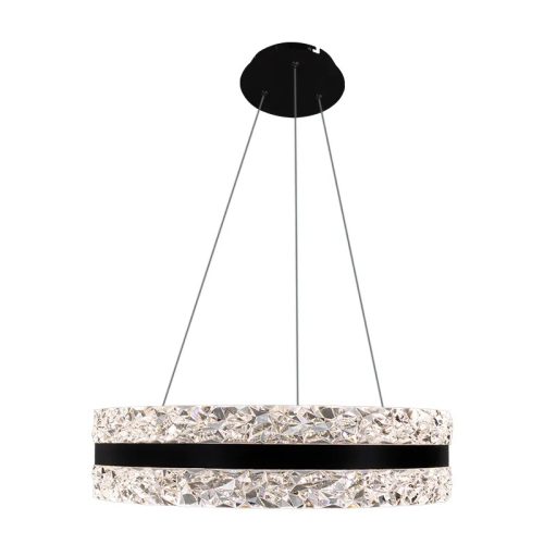 LED függesztett kristálycsillár 80W 7500lm 3000K-6500K IP20 Ø499x120 mm - TA2303/B