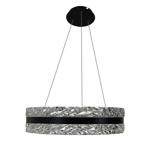 LED függesztett kristálycsillár 80W 7500lm 3000K-6500K IP20 Ø499x120 mm - TA2303/B