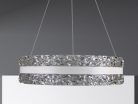LED függesztett kristálycsillár 80W 7500lm 3000K-6500K IP20 Ø499x120 mm - TA2303/W