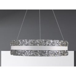   LED függesztett kristálycsillár 80W 7500lm 3000K-6500K IP20 Ø499x120 mm - TA2303/W