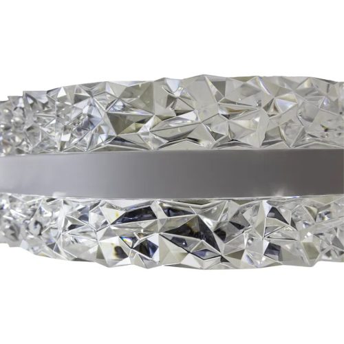 LED függesztett kristálycsillár 80W 7500lm 3000K-6500K IP20 Ø499x120 mm - TA2303/W