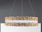 LED függesztett kristálycsillár 80W 7500lm 3000K-6500K IP20 Ø499x120 mm - TA2303/W