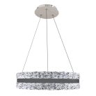 LED függesztett kristálycsillár 80W 7500lm 3000K-6500K IP20 Ø499x120 mm - TA2303/W