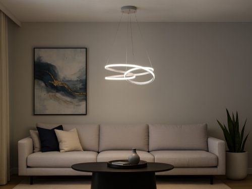 LED dizájn függesztett lámpa 90W 8100lm 3000K-6500K IP20 - TA2307/W