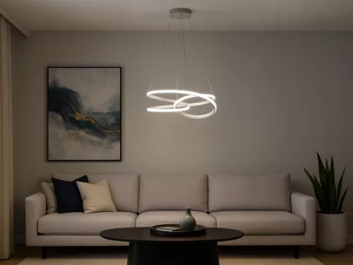 LED dizájn függesztett lámpa 90W 8100lm 3000K-6500K IP20 - TA2307/W