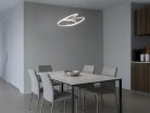 LED dizájn függesztett lámpa 85W, 6500lm, 3000K–6500K, IP20 – TA2308/W