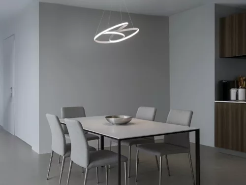 LED dizájn függesztett lámpa 85W, 6500lm, 3000K–6500K, IP20 – TA2308/W