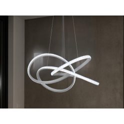   LED dizájn függesztett lámpa 95W, 8700lm, 3000K–6500K, IP20 – TA2309/W