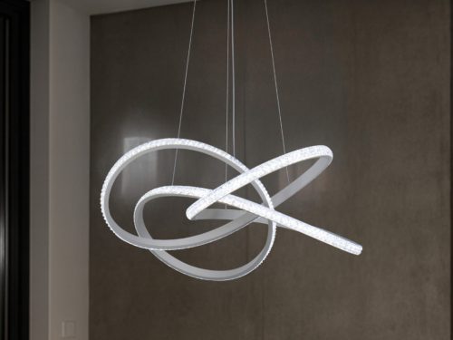 LED dizájn függesztett lámpa 95W, 8700lm, 3000K–6500K, IP20 – TA2309/W