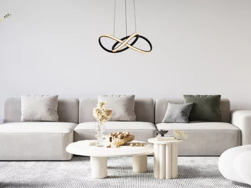 LED dizájn függesztett lámpa 65W, 4500lm, 3000K–6500K, IP20 – TA2310/B