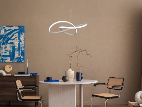 LED dizájn függesztett lámpa 65W, 5000lm, 3000K–6500K, IP20 – TA2310/W