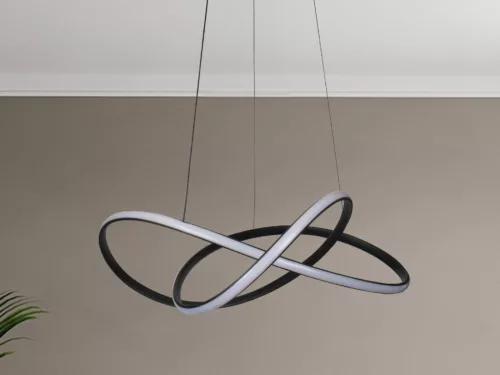 LED dizájn függesztett lámpa 85W, 5500lm, 3000K–6500K, IP20 – TA2311/B