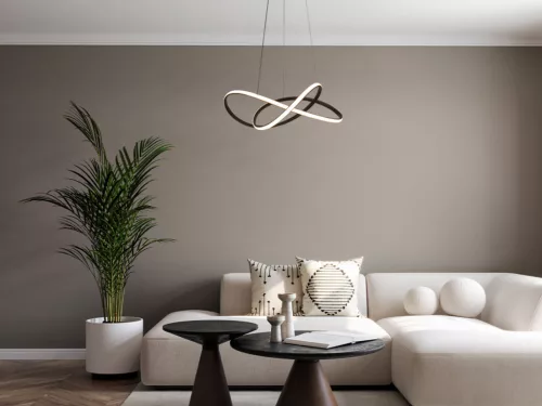 LED dizájn függesztett lámpa 85W, 5500lm, 3000K–6500K, IP20 – TA2311/B