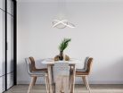 LED dizájn függesztett lámpa 85W, 6000lm, 3000K–6500K, IP20 – TA2311/W