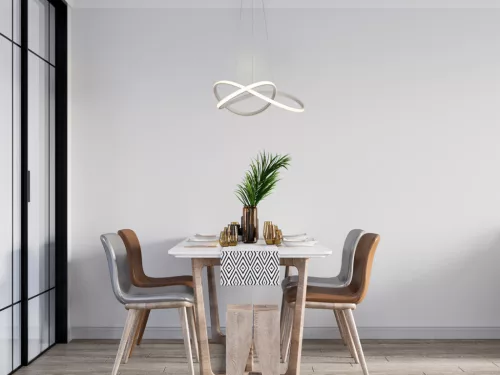 LED dizájn függesztett lámpa 85W, 6000lm, 3000K–6500K, IP20 – TA2311/W