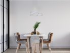 LED dizájn függesztett lámpa 85W, 6000lm, 3000K–6500K, IP20 – TA2311/W
